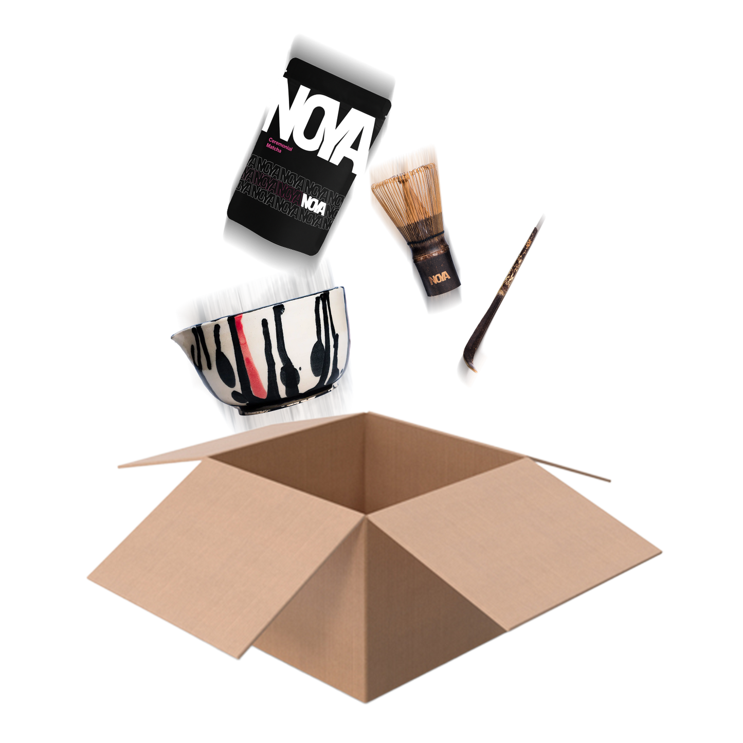 MATCHA SET N1 (chawan stékaný)