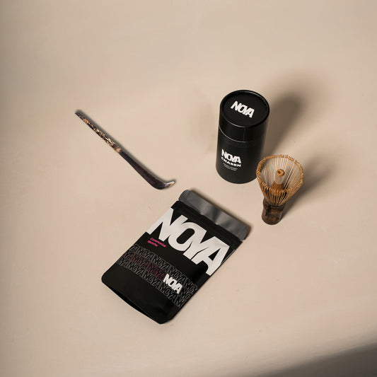 Matcha set N1  - cákaný vzor -B